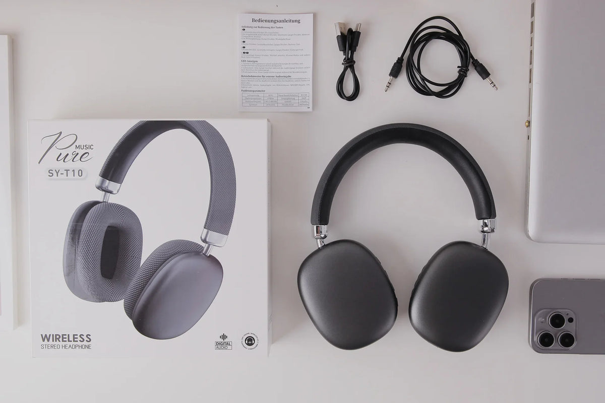 Cross-Border P9 Air Max Over-Ear for 5.4 Headphones Active Noise Cancellation (ANC) Knob Music Gaming Compatible for
