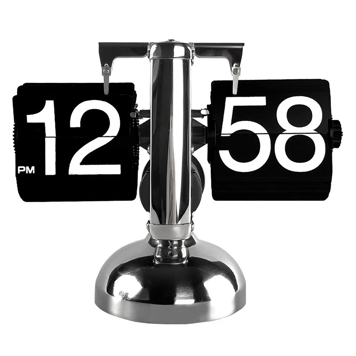 Clock Digital  Down Clock Retro Minimalist Single Foot Mechanical Auto  Clock Desk Clock for Home Livingroom