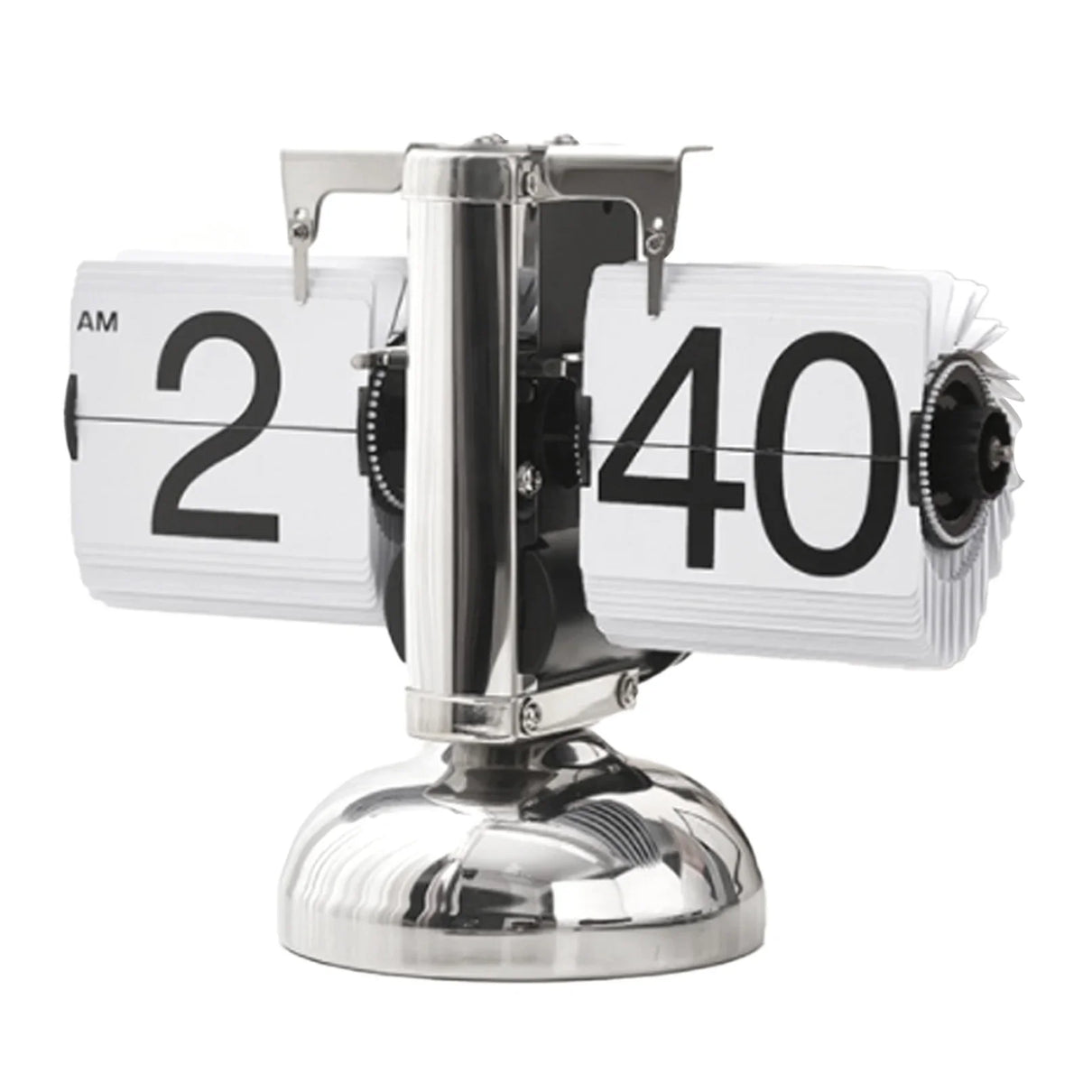 Clock Digital  Down Clock Retro Minimalist Single Foot Mechanical Auto  Clock Desk Clock for Home Livingroom Decor