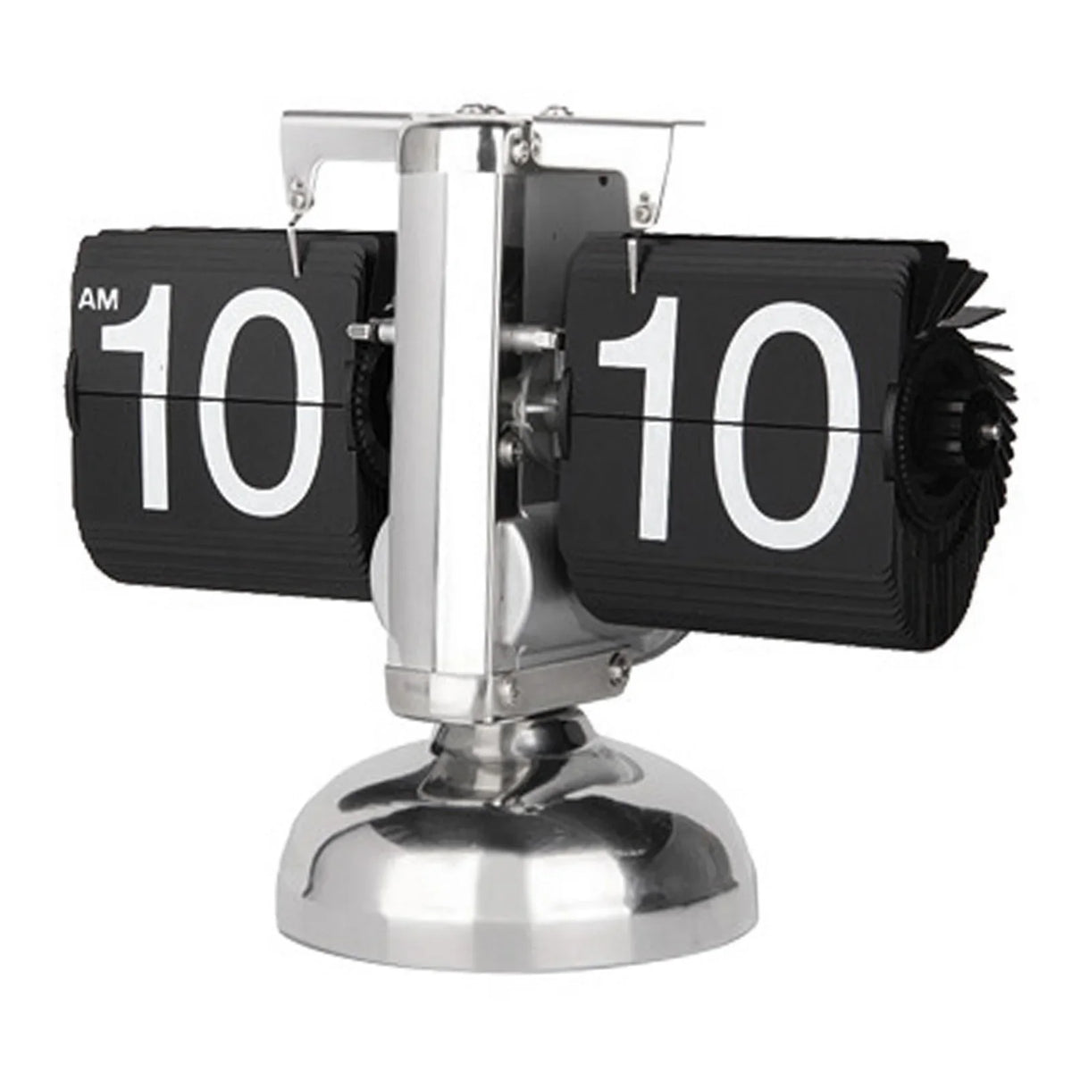 Clock Digital  Down Clock Retro Minimalist Single Foot Mechanical Auto  Clock Desk Clock for Home Livingroom Decor